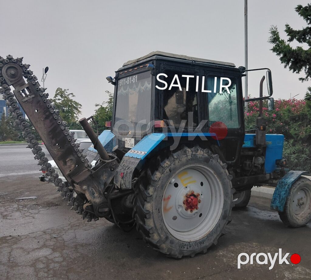 Belarus 80.1 traktor – səngər qazma (trencer) avadanlığı ilə - Model — Traktorlar, Qobu (2)
