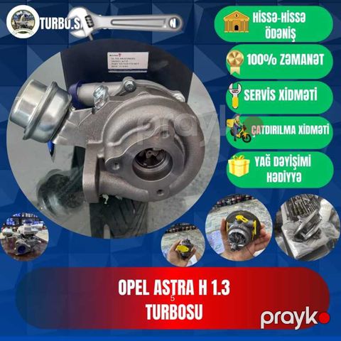 "Opel Astra H1.3" turbo və kartici — Bakı