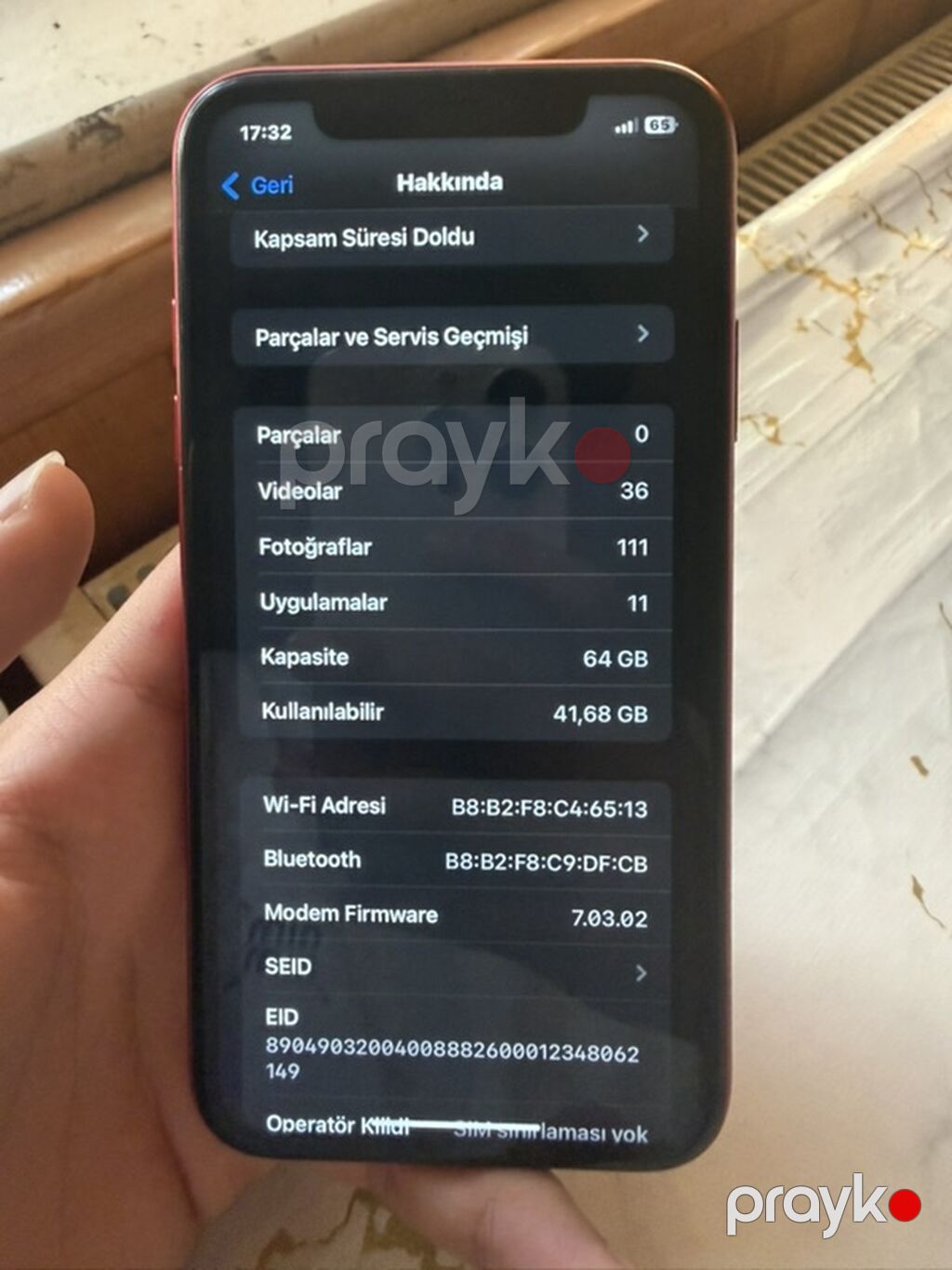 IPhone Xr, 64 GB, Qırmızı, Face ID — Apple iPhone, Bakı (7)