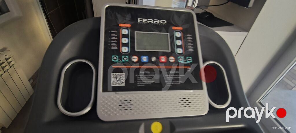 Ferro Fitness Sport qaçış trenajoru - Elektriklə işləyən qaçış yolu — Koşu simulyatorları, Masazır (5)