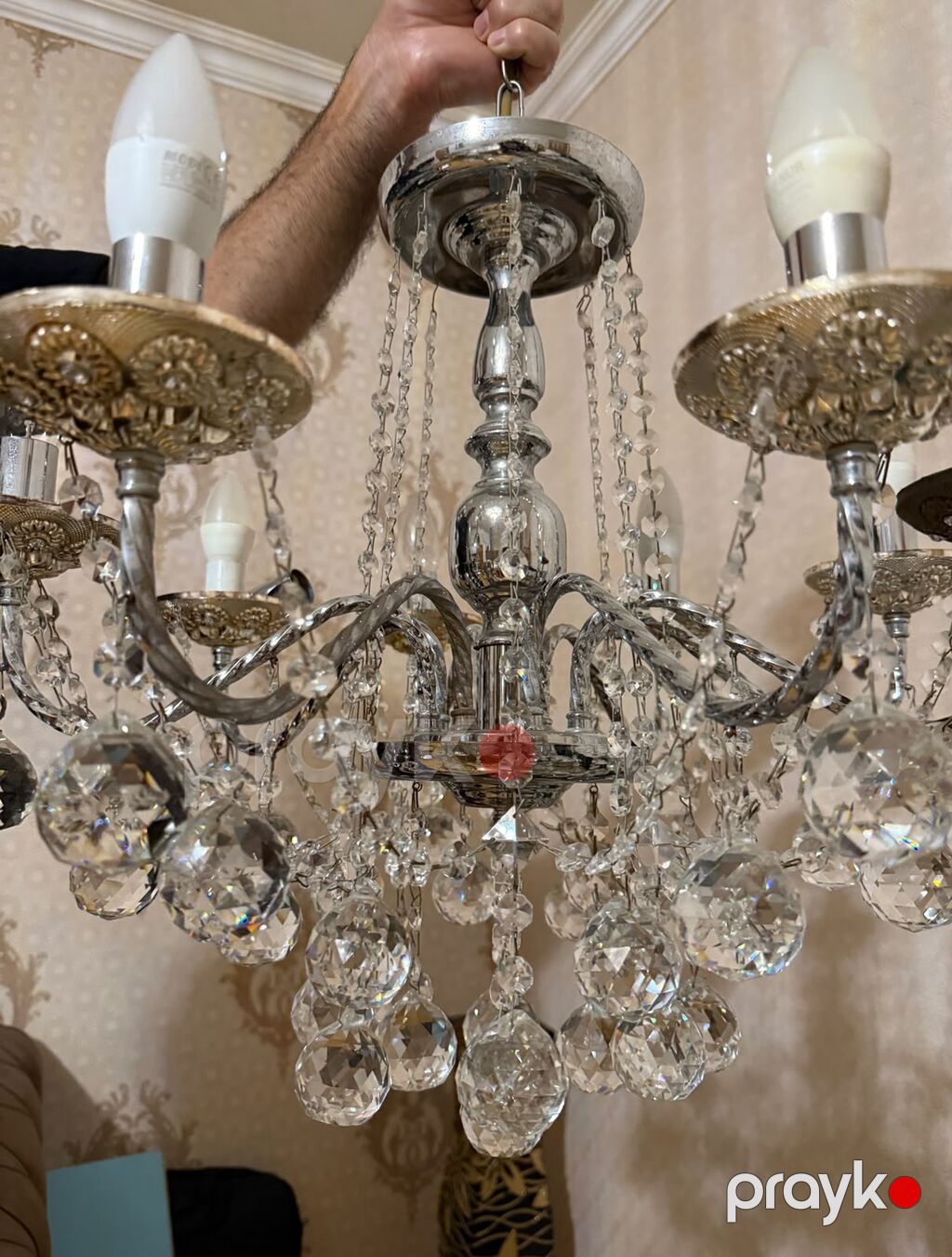 Çılçıraq, 5 lampa, Metal — Tavan is?qlar? v? cilc?raqlar, Digah (2)