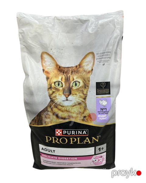 Quru yem pişiklər üçün Adult Delicate Digestion, hind quşu, 1 kq — Bakı