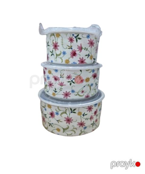 Keramika saxlama qabı no3, 3 ədəd, 12cm,14cm,16cm — Bakı