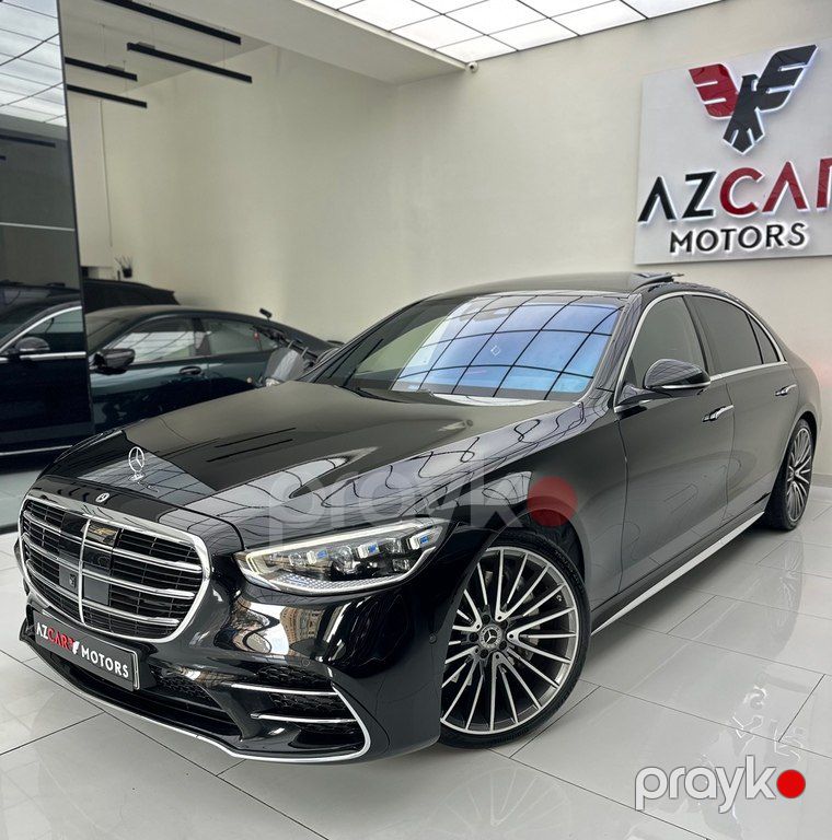 Mercedes S 450 d 4MATIC, 3.0 L, 2021 il, 84 000 km — Avtomobillər, Bakı (6)