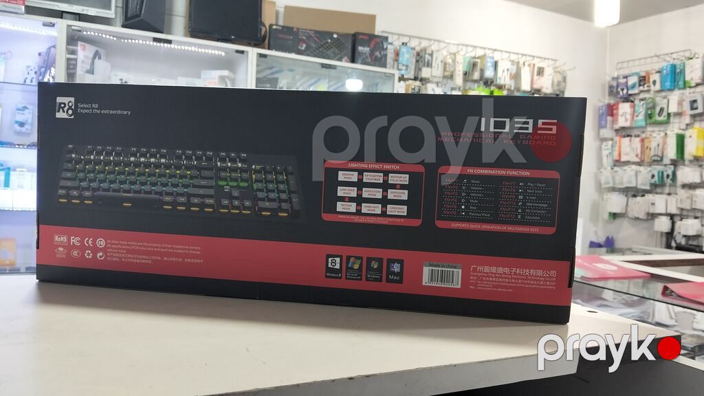 R8 1035 Professional Gaming Mechanical Keyboard - Tam ölçülü mexaniki — Klaviaturalar və siçanlar, Bakı (2)