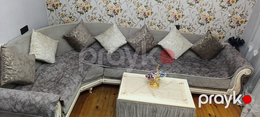 İşlənmiş, Künc divan, Qonaq otağı üçün, Açılan — Yumşaq mobilya dəstləri, Xırdalan (2)