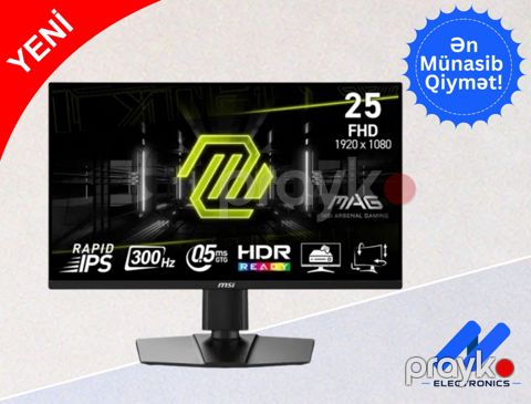 Monitor MSI MAG 255PXF 300HZ — Bakı
