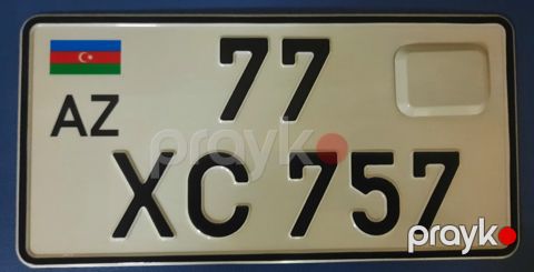 Qeydiyyat nişanı - 77-XC-757 — Bakı