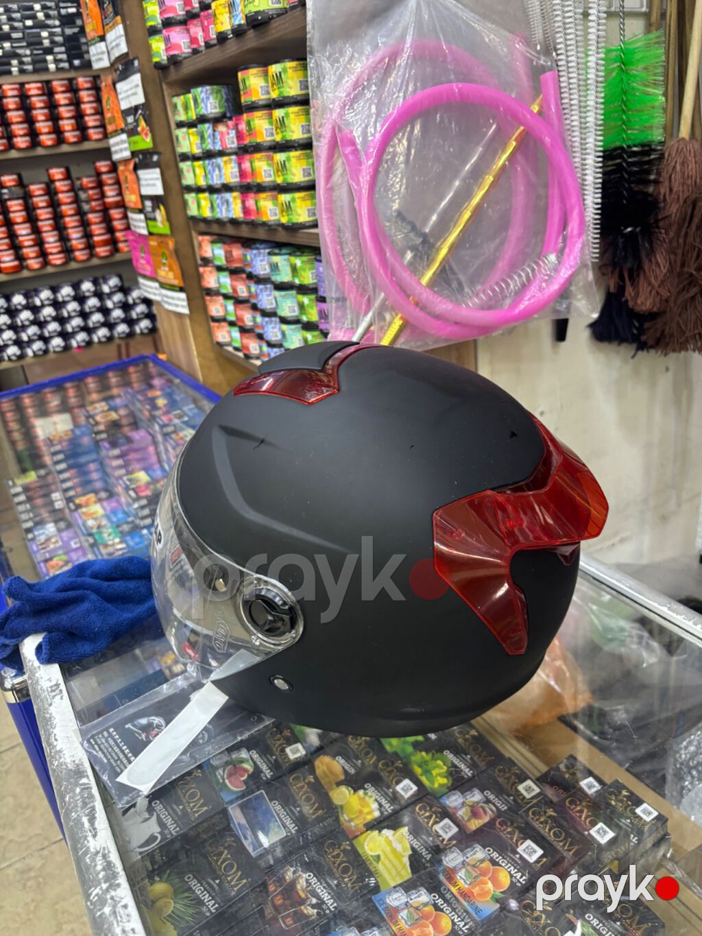 Motodəbilən qoruyucu dəbilqə – Davıd Protective Cap - Açıq tip — Motosiklet geyimi, Bakı (2)