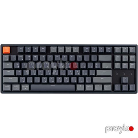 Klaviatura "Keychron K8 Aluminum Frame 87 keys, Gateron Red, Hot-Swap, RGB K8J1 Keychron — Bakı