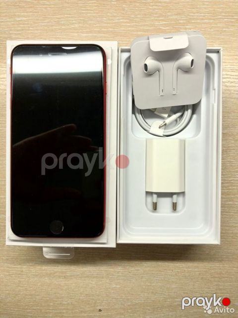 IPhone 8 Plus, 256 GB, Qırmızı, Barmaq izi — Bakı