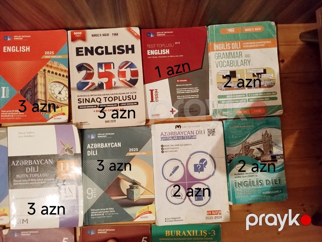 Dərslik və testlər — Məktəb və təhsil malları, Bakı (2)