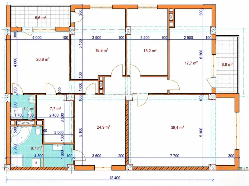 Satılır 4 otaqlı Mənzil Yeni tikili 175 m² Bakı, Nərimanov r — Mənzil, Bakı (2)
