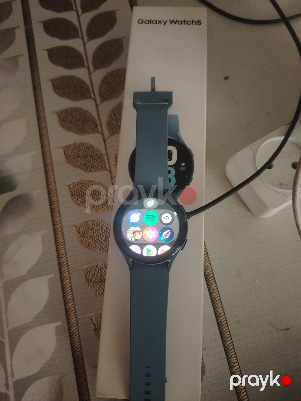 Samsung Galaxy Watch5 – mavi rəng heç işlədilməyib nöktə cızıq yoxdur — Ağıllı saatlar, Digah (3)