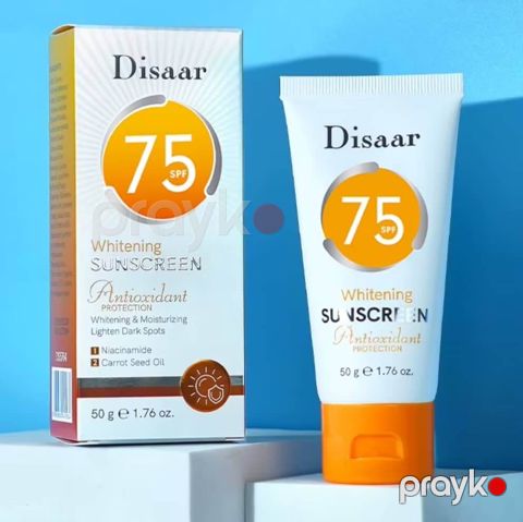 Günəşdən qoruyucu krem Disaar Whitening Antioxidant SPF75, 50 q — Bakı