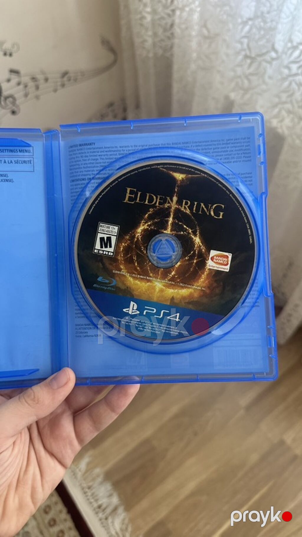 PS4 üçün Elden Ring (disk versiyası) Ps5 updatesi var cızıqsızdır — Konsol oyunları, Bakı (3)