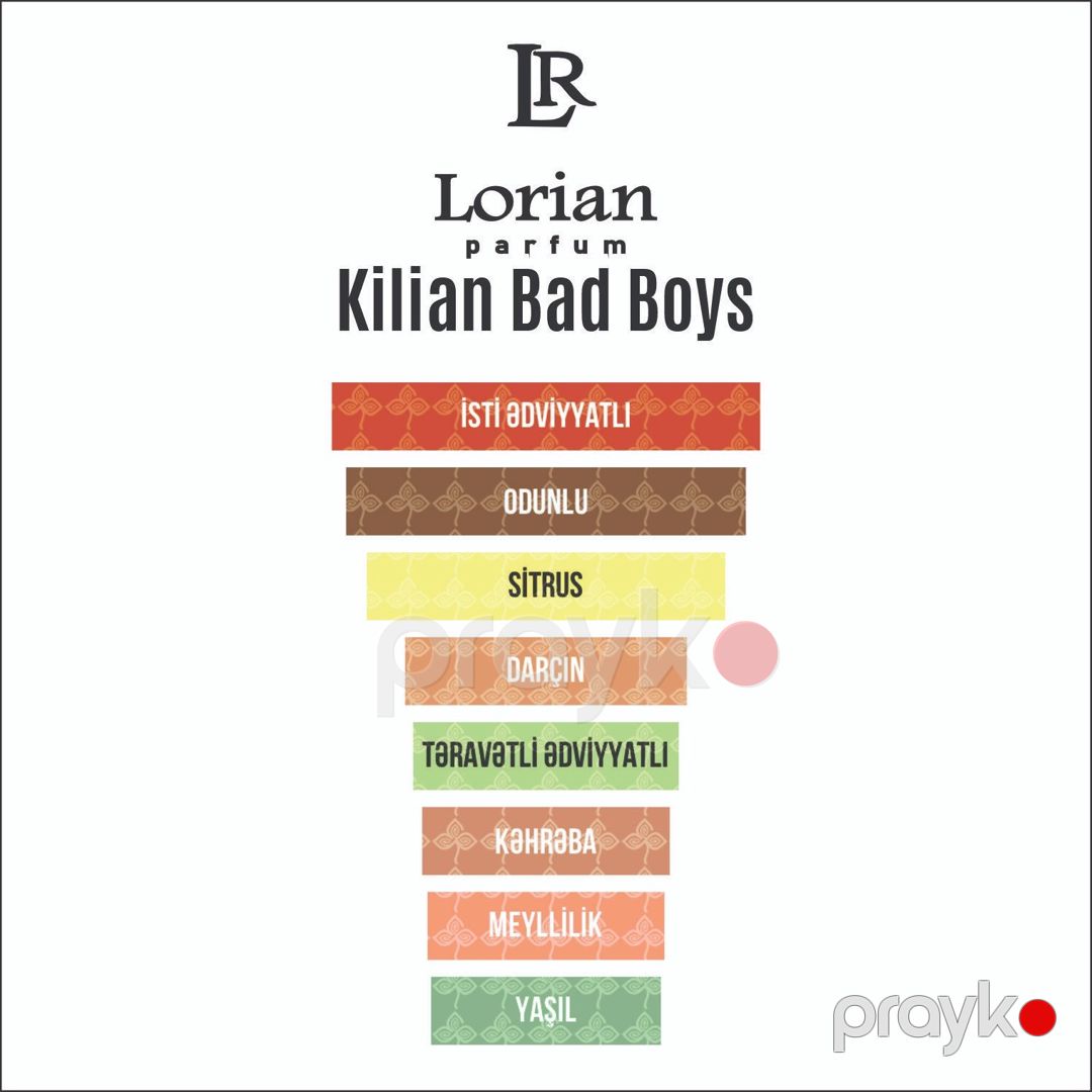Tualet suyu Bad Boys xanımlar və kişilər üçün 50 ml - Lorian-570-50 — Mallar, Bakı (2)