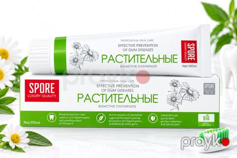 Diş məcunu Spore Растительные 100 ml — Bakı