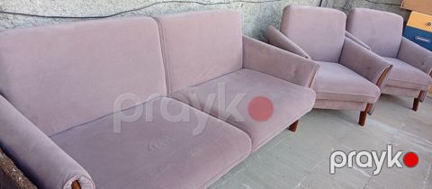 Mebel dəsti – 1 ədəd iki-üç nəfərlik divan və 2 ədəd kreslo - Üslub — Saray