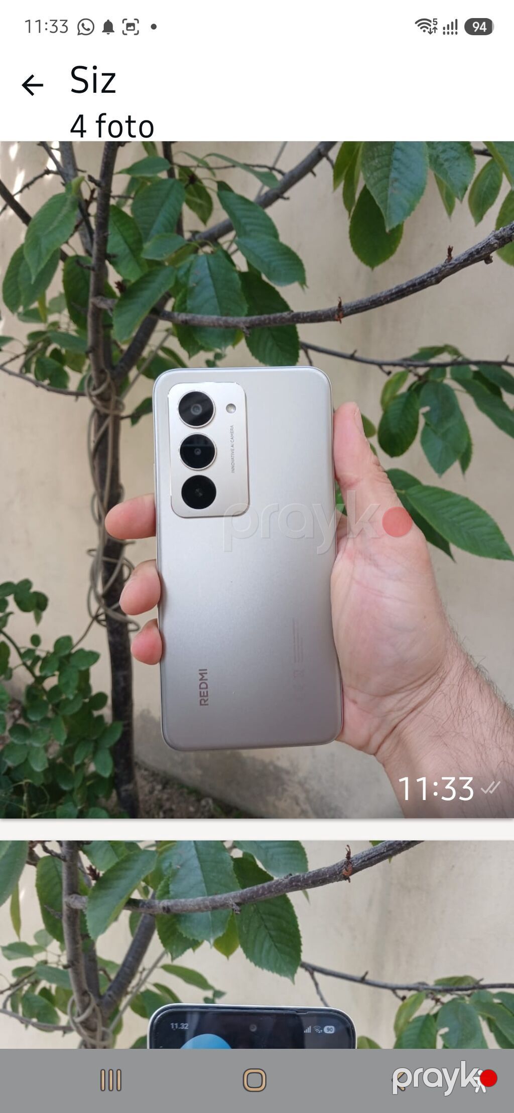 Redmi 128 GB, rəng - Gümüşü, Sənədlərlə — Xiaomi, Bakı (3)