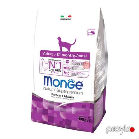 Quru yem yetkin pişiklər üçün Monge Chicken, 400 q — Bakı