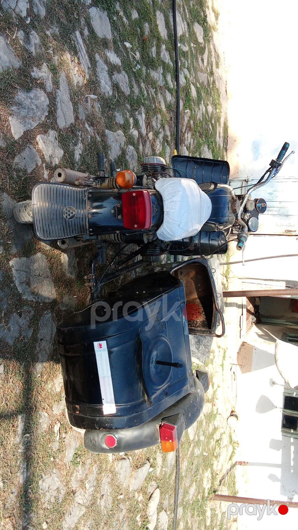 Sovet istehsalı üçtəkərli motosiklet (sayırtısı olan model) — Motosikletlər, Qobustan (5)