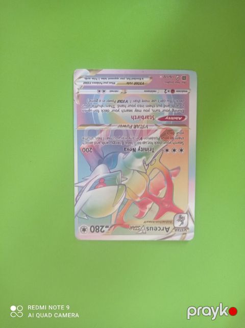Pokémon TCG kolleksion kartı – Arceus Vstar (Hisuian Arceus təsviri) — Bakı