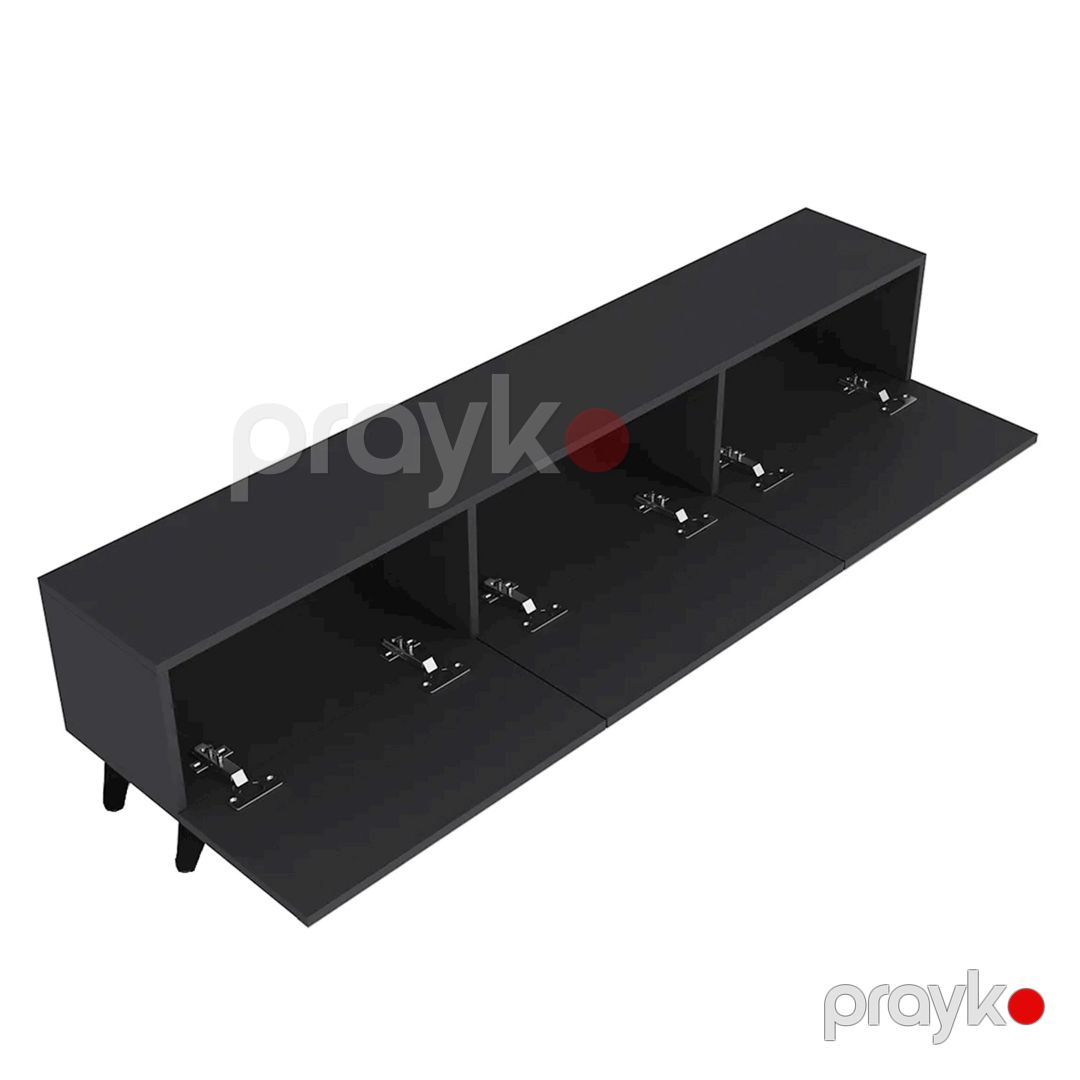 TV üçün tumba Allrol ev_12115491, Ldsp, antrasit, 180x45x35 sm — Mallar, Bakı (2)