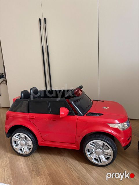Uşaq üçün elektrikli minik avtomobili - Rəng: qırmızı, SUV stilində — Bakı