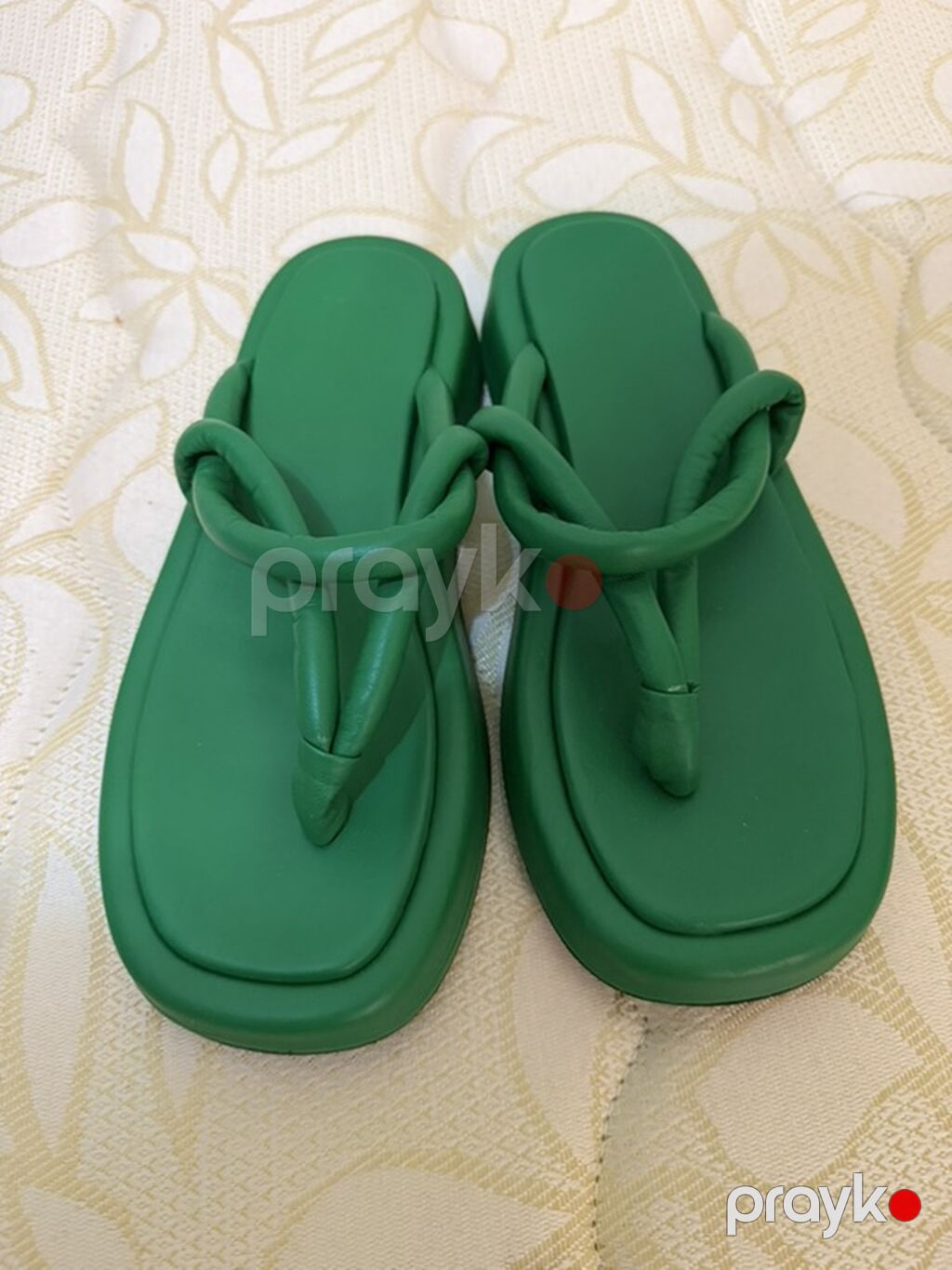 Erıka Cavallını qadın sandaleti – yaşıl - Model: barmaqarası — Sandal, Bakı (3)