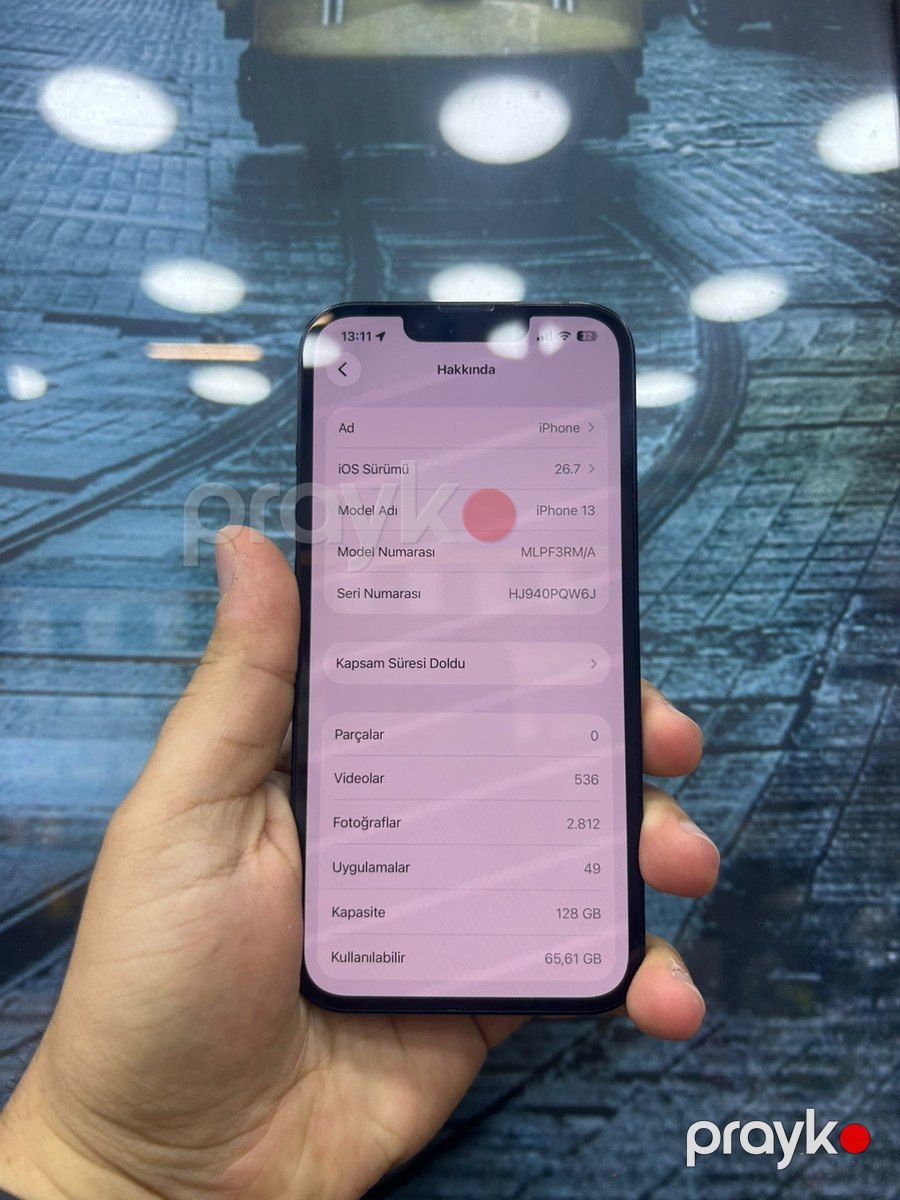 Apple iPhone 13 Midnight 128GB/4GB — Smartfonlar, Bakı (3)
