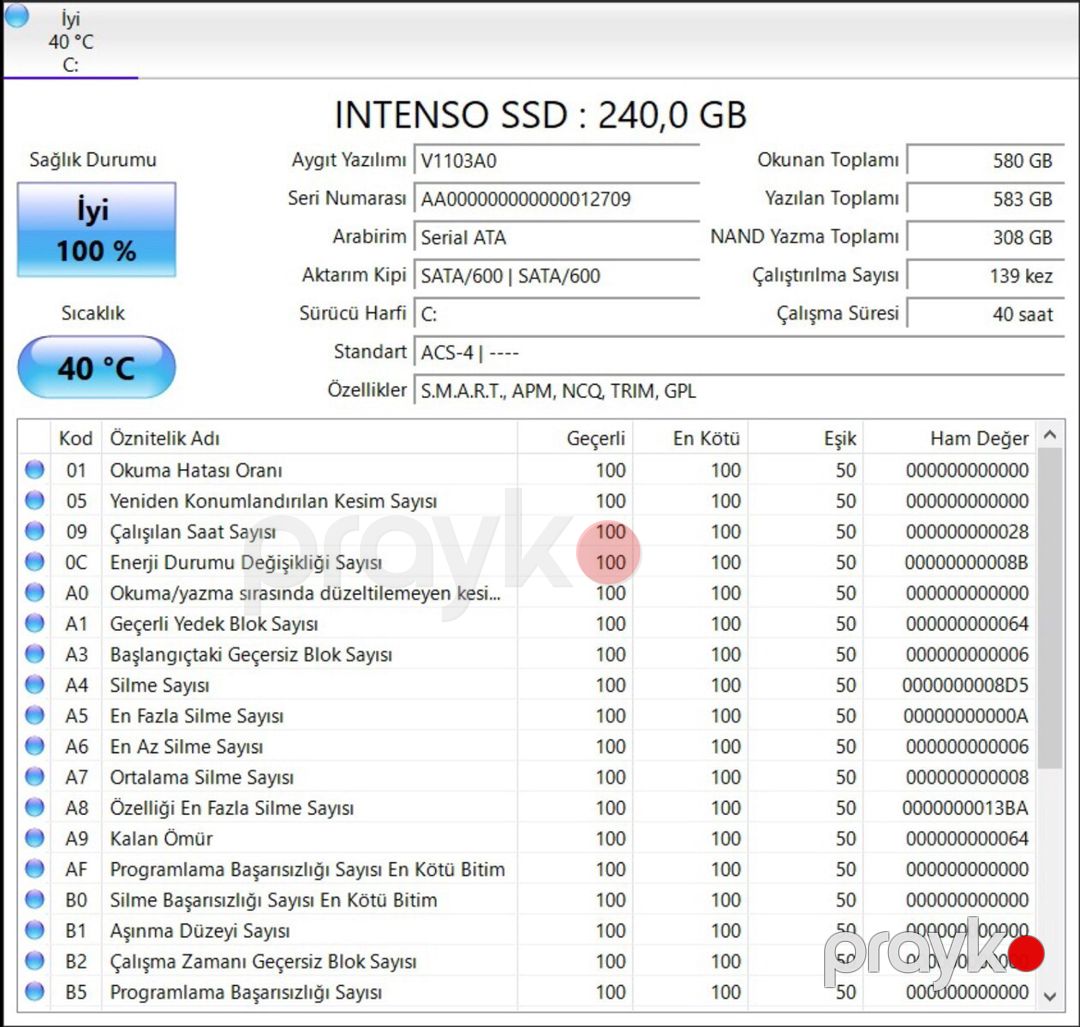 İntenso Satta SSD 240 GB — Kompüterlər və noutbuklar, Bakı (3)