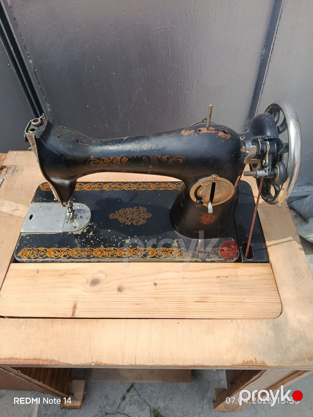 Mekanik tikiş maşını və dolablı ayaq pedalı komplekti - Klassik — Digər, Bakı (2)
