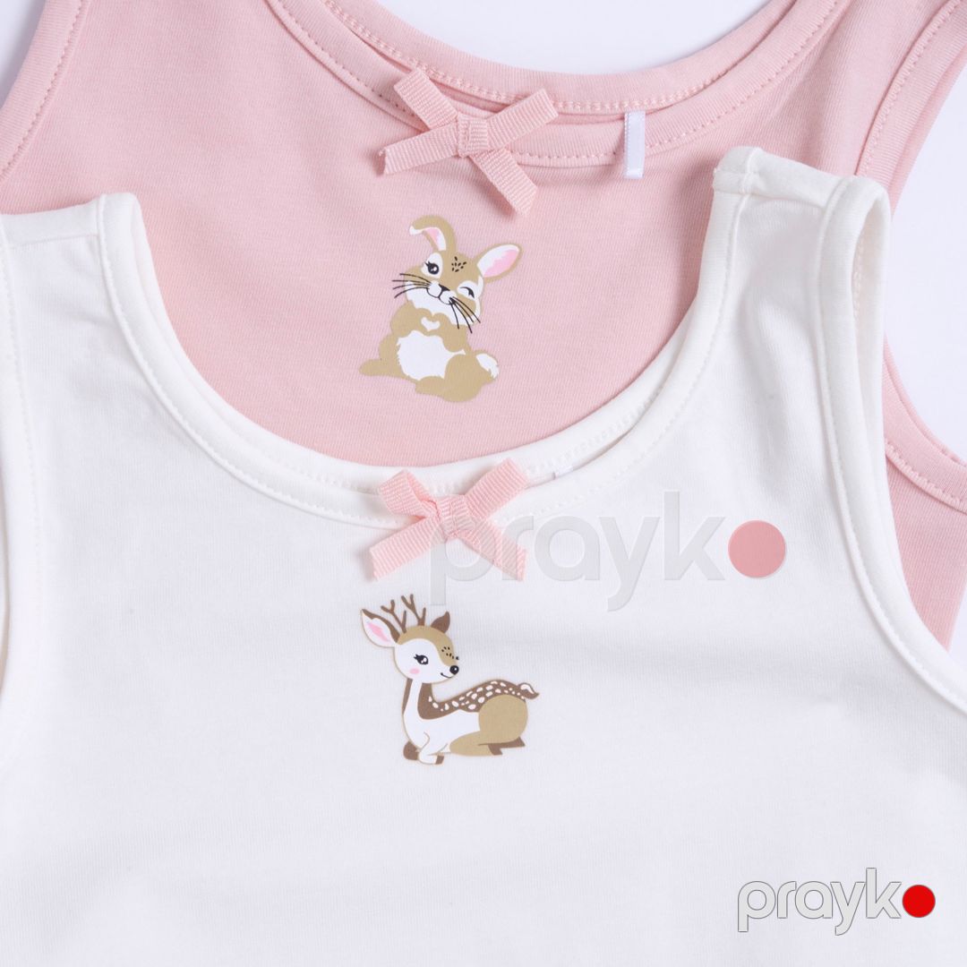 Qızlar üçün 2 ədədli mayka dəsti Chicco 9102959000000-11, rəngbərəng, pambıq/elastan, ölçü 2 yaş — Mallar, Bakı (3)