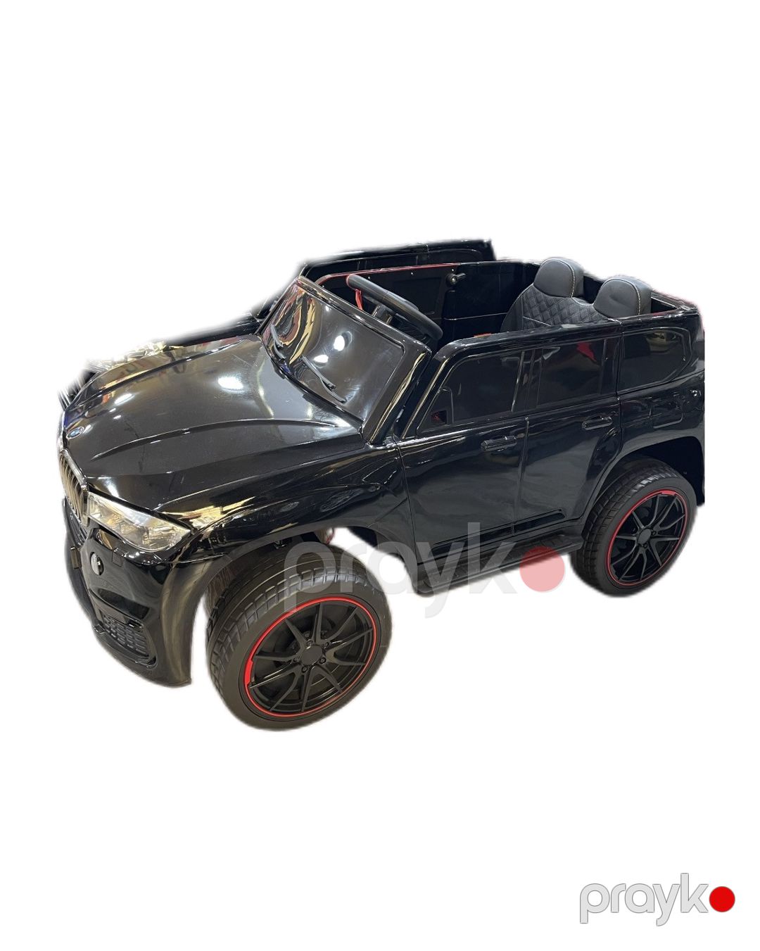 Uşaq elektrik avtomobil BMW X6, qara, 10 yaşa qədər — Mallar, Bakı (3)