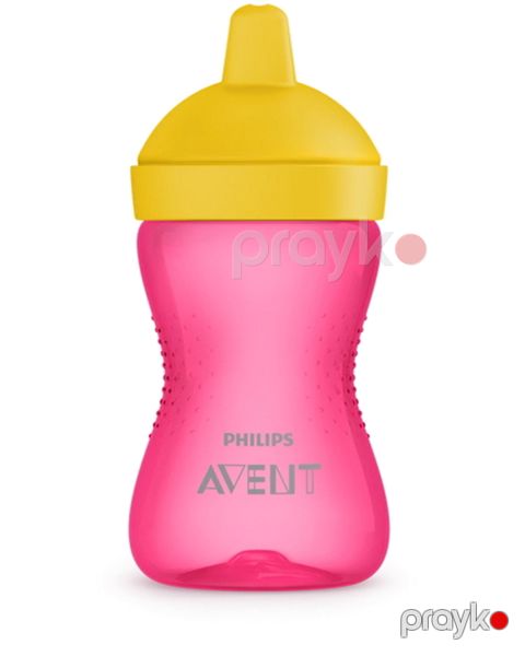 Tökülməyən fincan Philips Avent, 300 ml, 18+ ay, Çəhrayı — Bakı