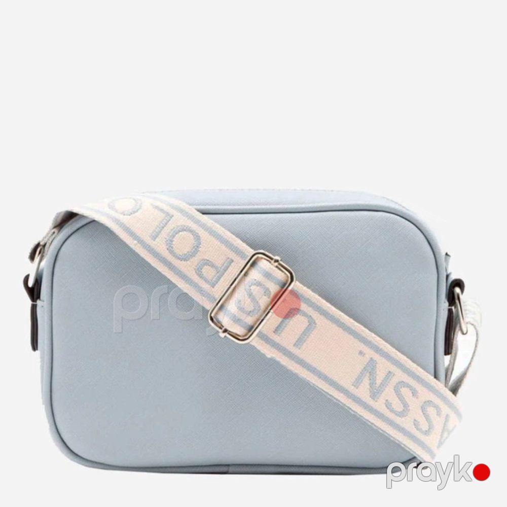 Kross-bodi çanta U.S. Polo Assn., açıq mavi, eko dəri, 21x15 sm — Mallar, Bakı (2)