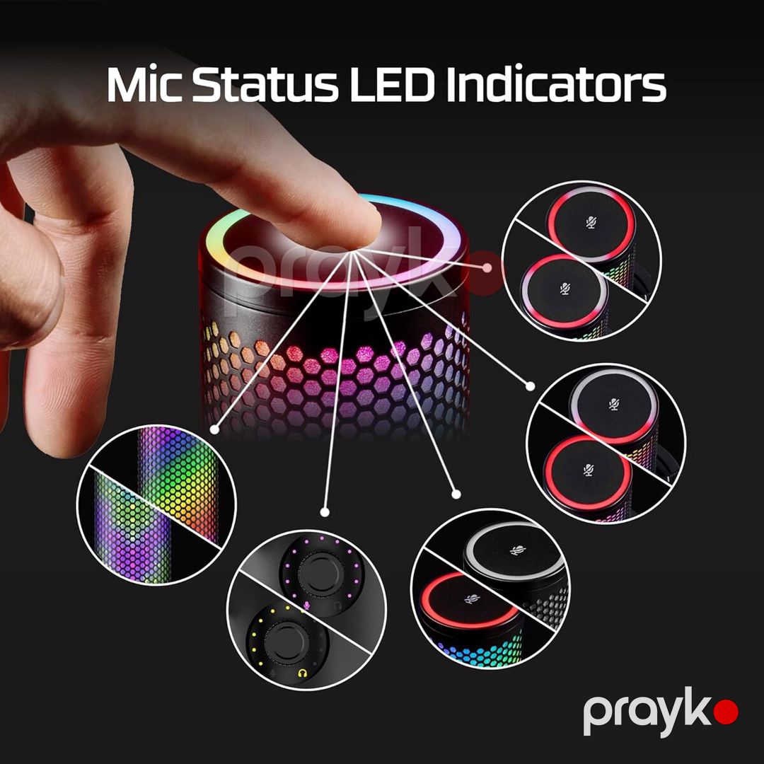 Mikrofon RGB HyperX Quadcast 2 S Gaming (9A273AA) — Səs texnikası, Bakı (3)