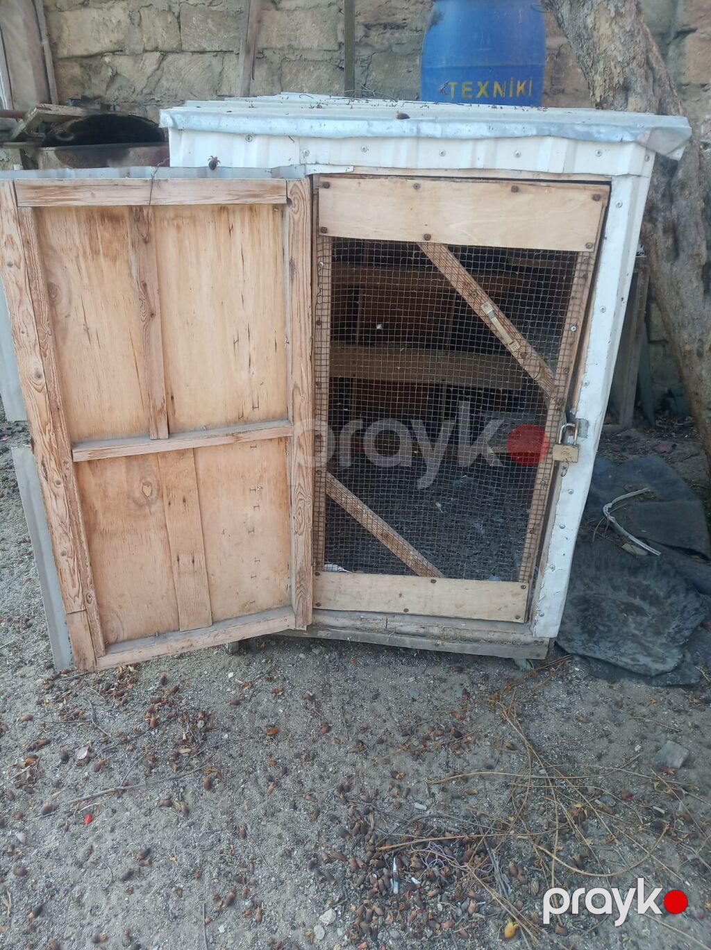 Metaldan və taxtadan hazırlanmış quşxana/kümes - Korpus: Dalğalı — Qəfəslər, Digah (3)