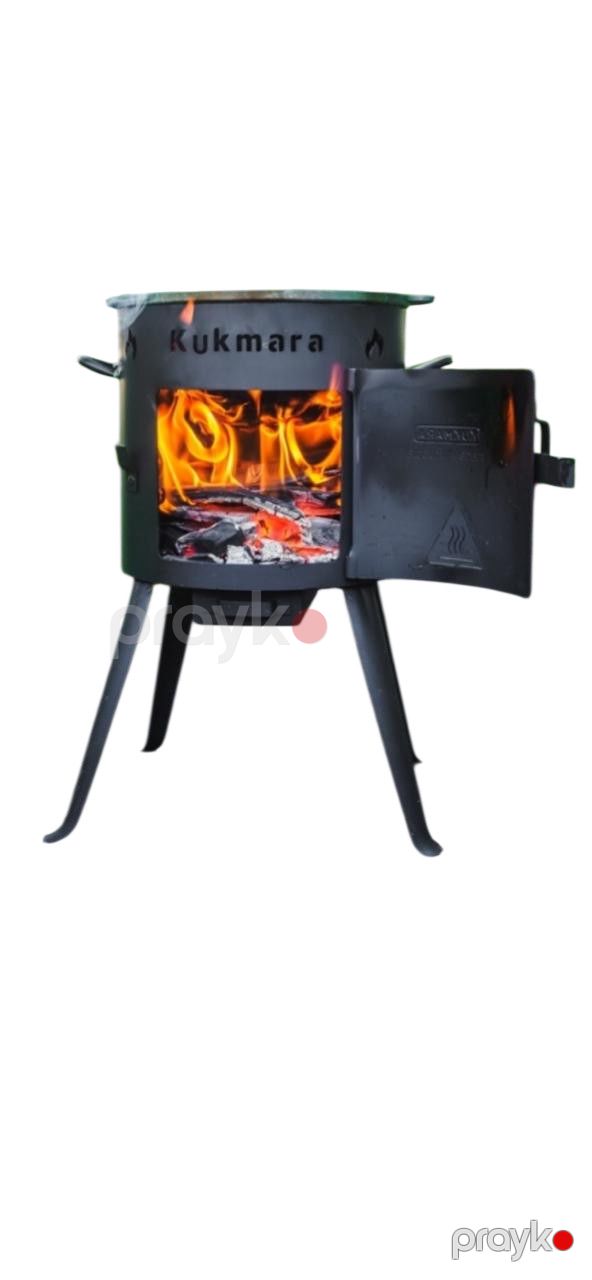 Ocaq sobası Kukmara, 65 sm, çuqun, 15 l — Mallar, Bakı (2)
