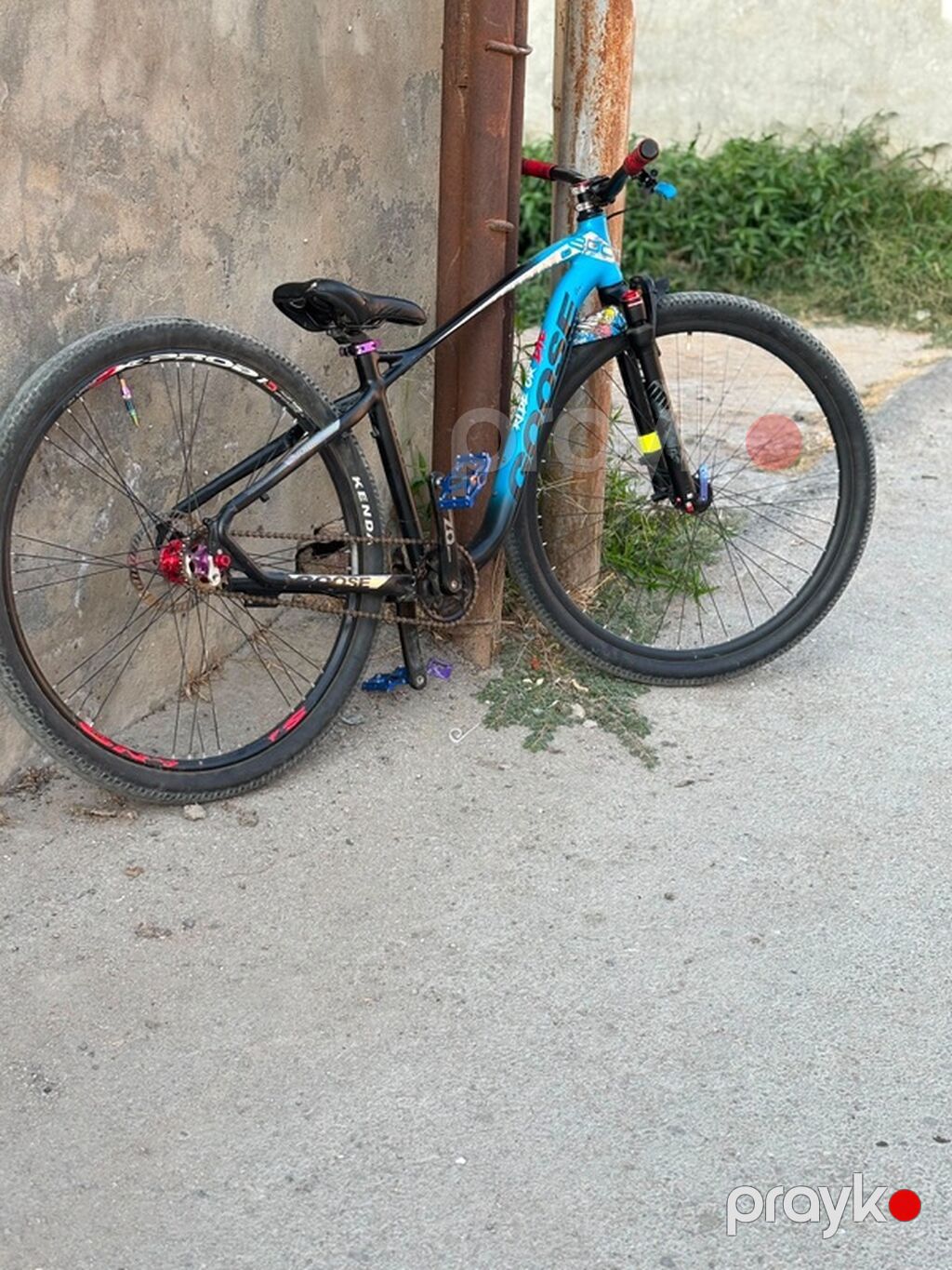 Lunje rul 780mm 29luq gosse Vake qara gümüş boğaz Hassns boğaz qapaği — Dağ velosipedləri, Digah (3)