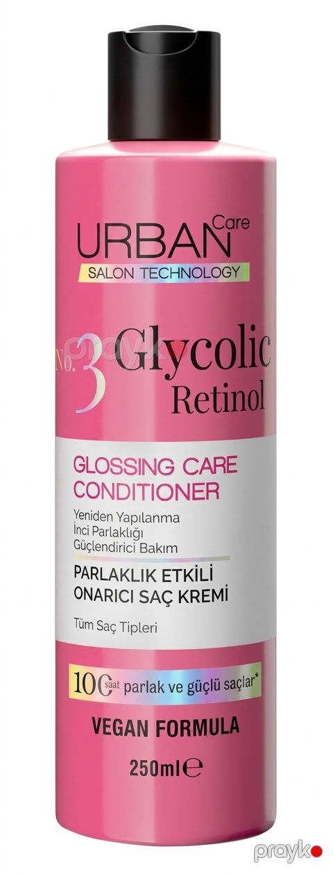 Saçlar üçün kondisioner Urban Care Glycolic Retinol Glossing Care, 250 ml, Parlaqlıq üçün — Bakı