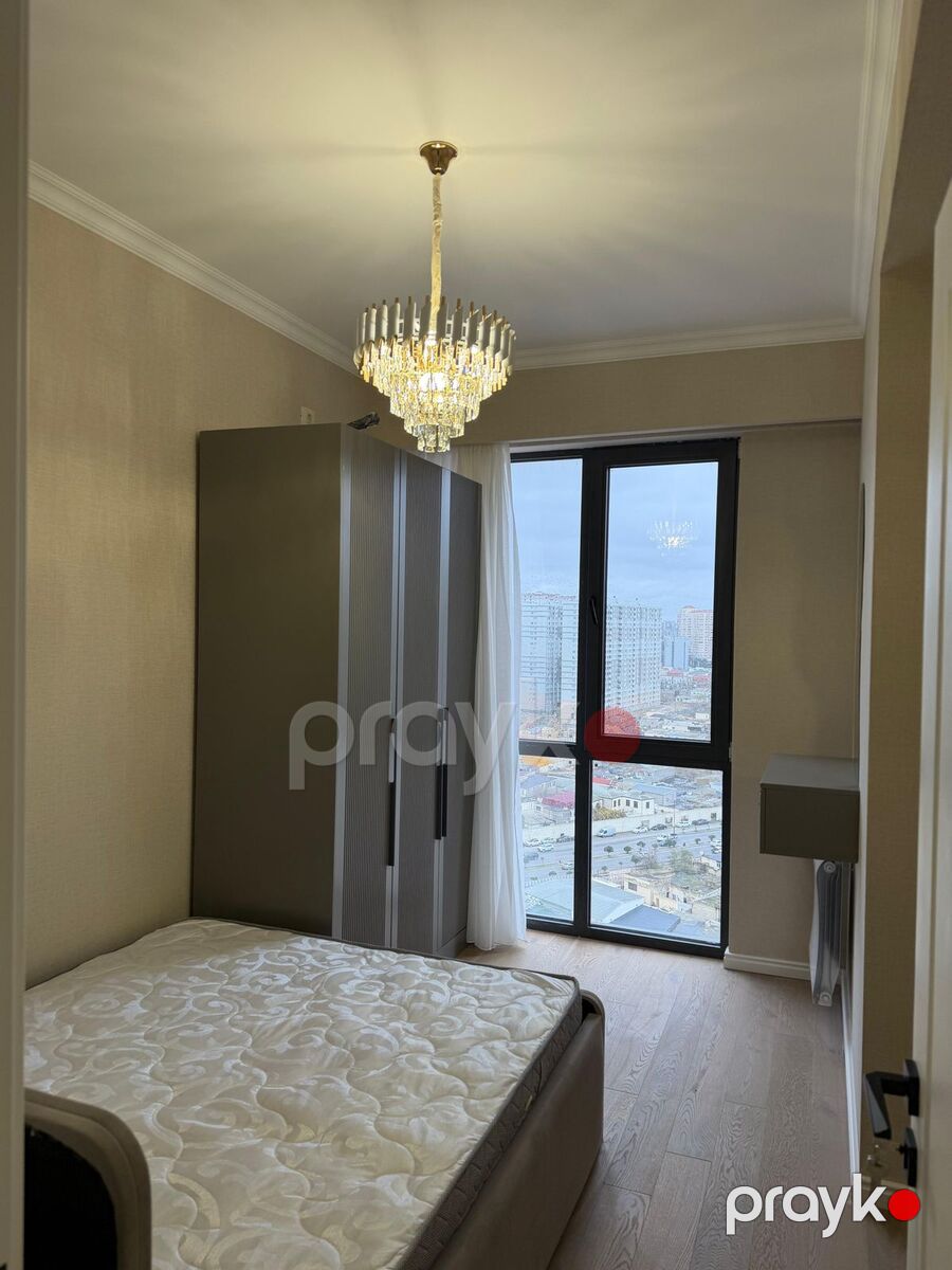 İcarəyə verilir 3 otaqlı yeni tikili 80 m² — Mənzil, Bakı (7)
