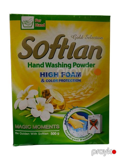Yuyucu toz Softlan 500 gr əl üçün — Bakı
