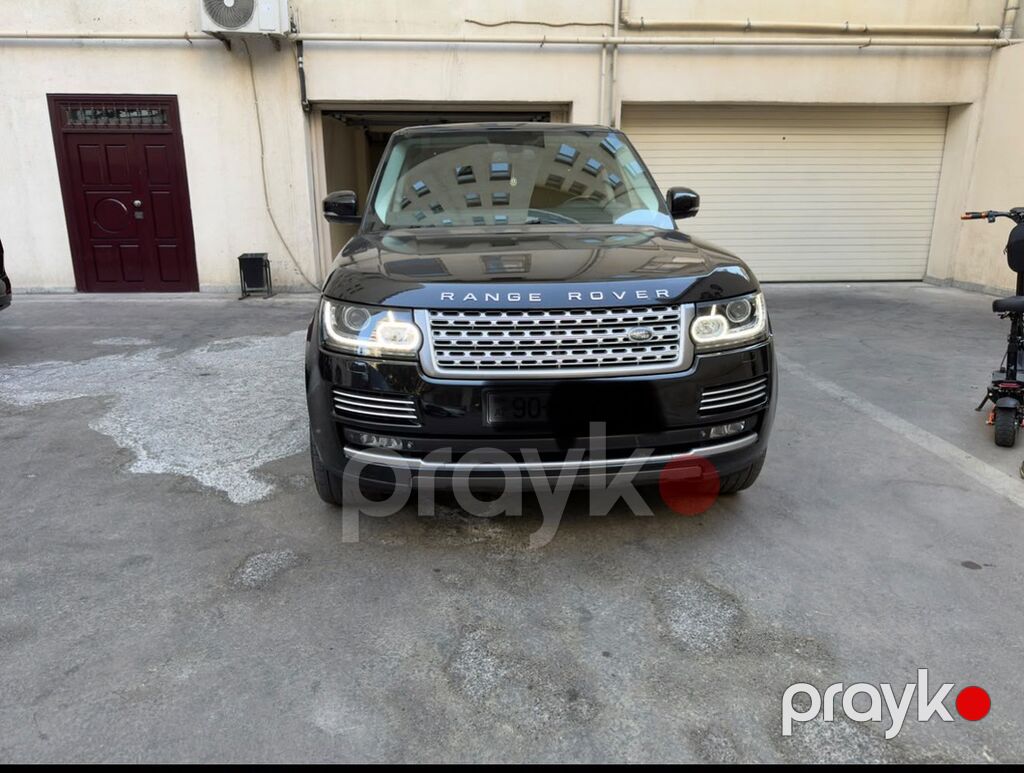 Range Rover (L405) – qara rəngli, tam ölçülü lüks SUV masın ıdeal — Avtomobillər, Bakı (9)