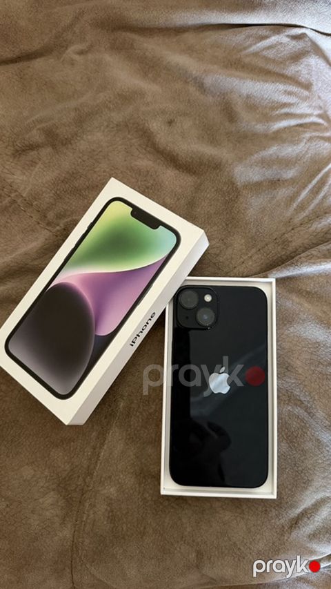 IPhone 14, 128 GB, Qara, Face ID — Bakı