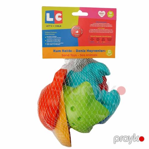 Qumqabı üçün dəst Kanz 30870 Dəniz Canlıları, 6 əd, plastik, 18 ay+, məhsul çeşiddə — Bakı