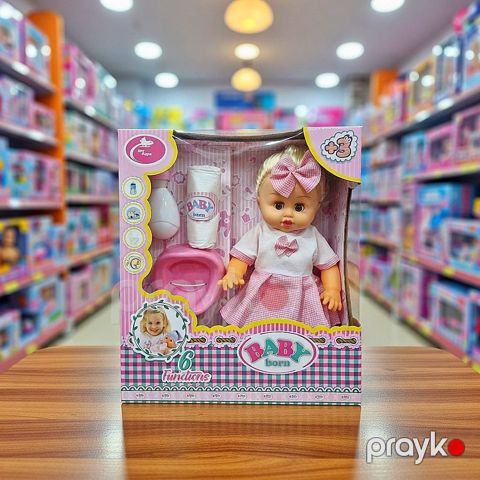 Kukla dəsti Baby Born, parça/plastik, 3+ yaş, 34x30 sm — Bakı