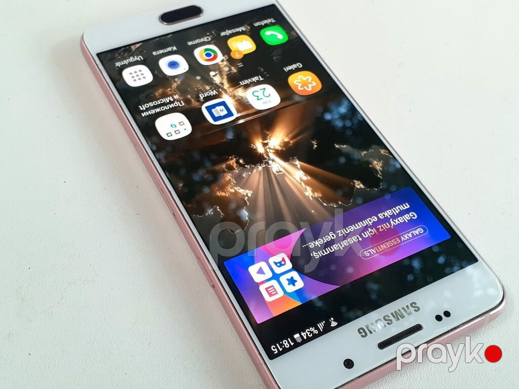 Samsung Galaxy A5 2016, 16 GB, rəng - Ağ, Zəmanət, Düyməli, Sensor — Samsung, Gəncə (8)