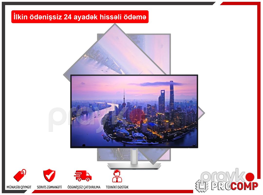 Dell UltraSharp 27 4K Thunderbolt Hub Monitor- U2725QE 210-BQTL — Kompüterlər və noutbuklar, Bakı (2)